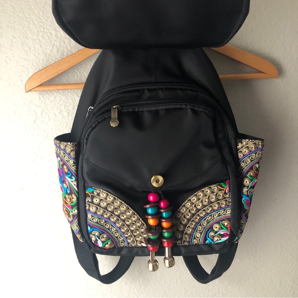 Eclectic Embroidered Backpack - Picture 7 of 9